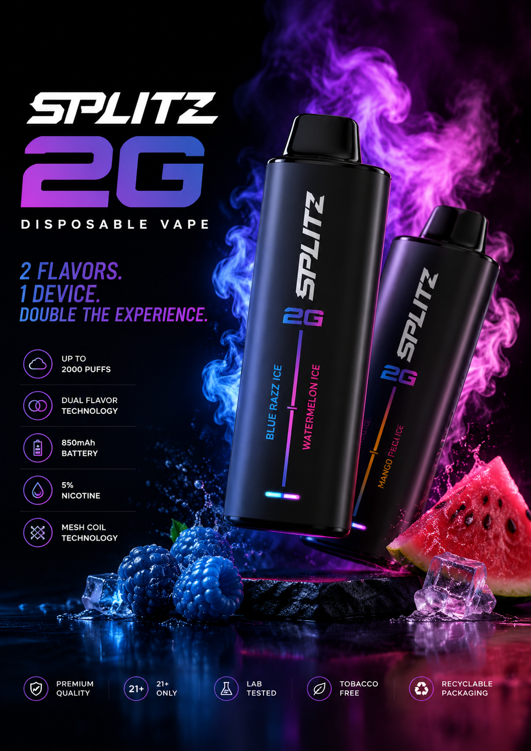 Splitz 2g Disposable Vape